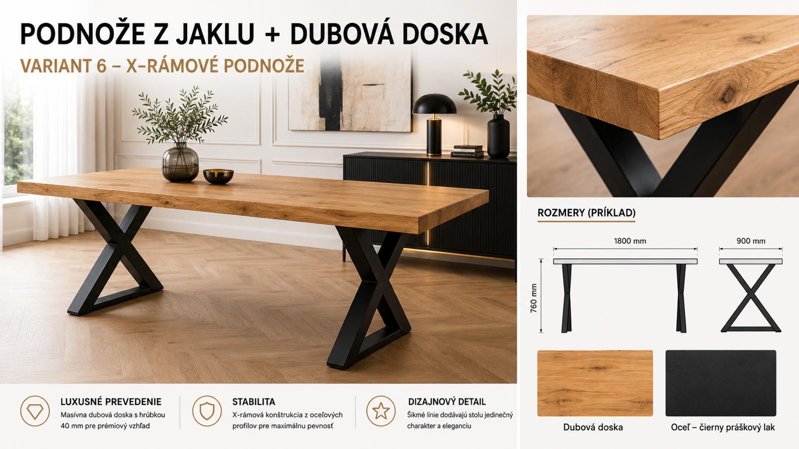 Dubové dosky