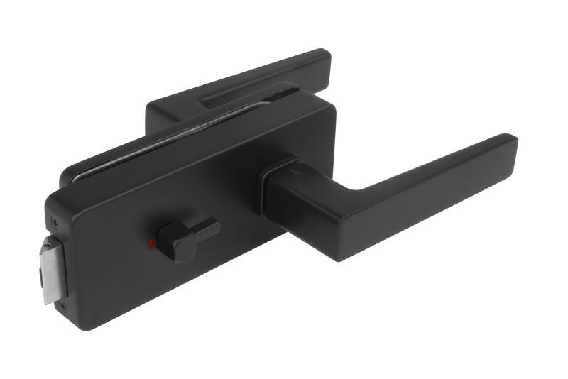MPK - UNIQUE R8 - ZÁMOK na sklo s kľučkou ERICA  - WC