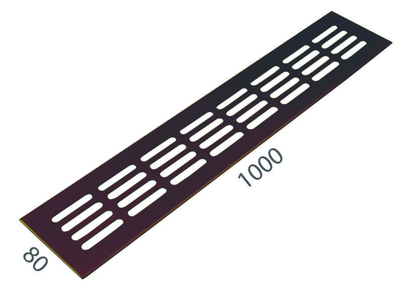 SRL - ALFA vetracia mriežka 80 x 1000 mm