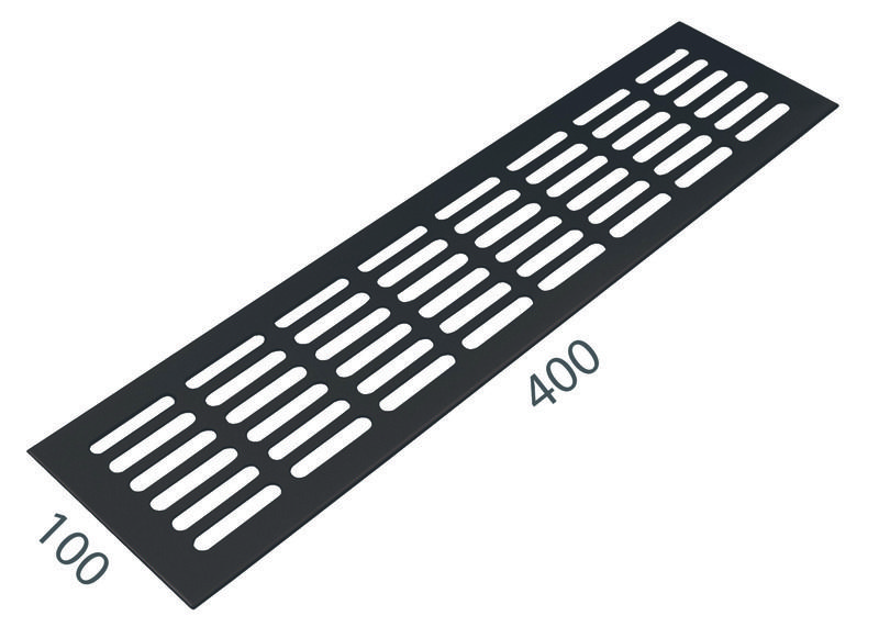 SRL - ALFA vetracia mriežka 100 x 400 mm