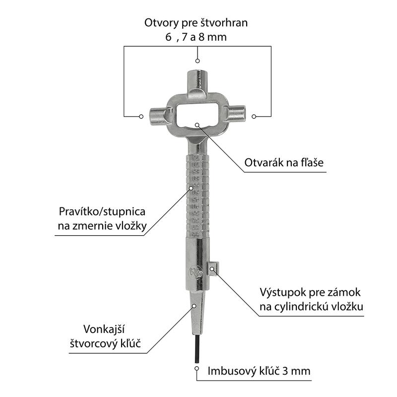 PD - Univerzálny kľúč pre zámočníkov detail 2