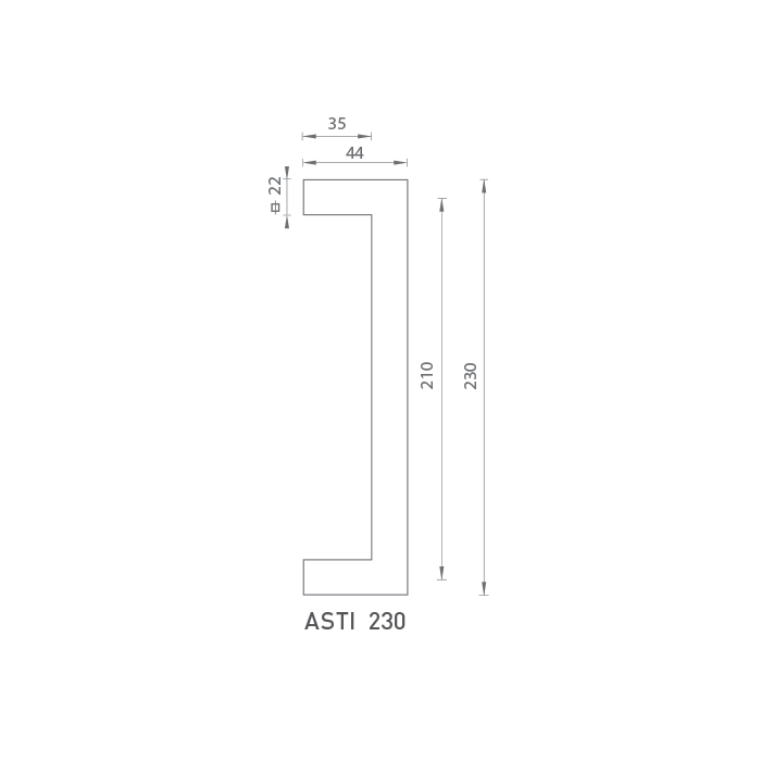 FO - madlo Asti 230 detail 2