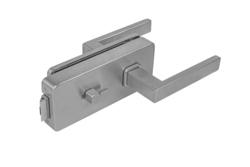 MPK - UNIQUE R8 - ZÁMOK na sklo s kľučkou QUADRA - WC